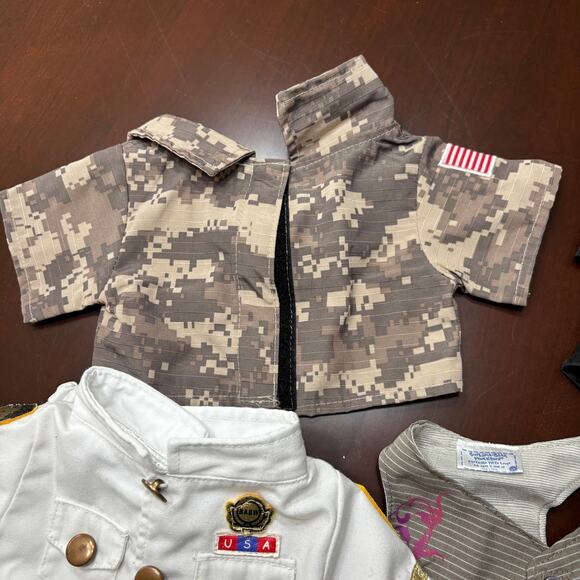 Build A Bear Mixed Clothes 17 Piece Shoes Batman Military Jonas Guitar BAB - Picture 8 of 8